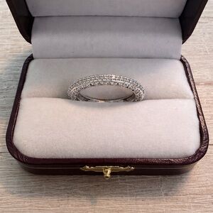 Vintage Estate eternity diamond ring
